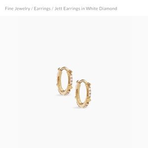 Jett 14k solid gold Huggies’